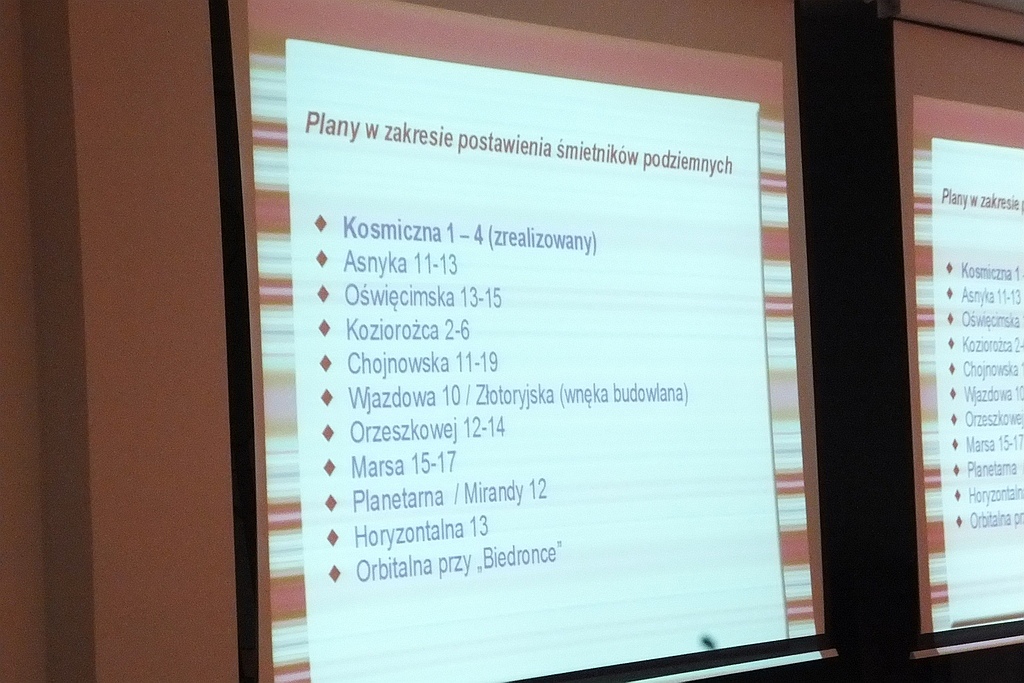 Mieszkańcy ulicy Kosmicznej mają podziemny śmietnik