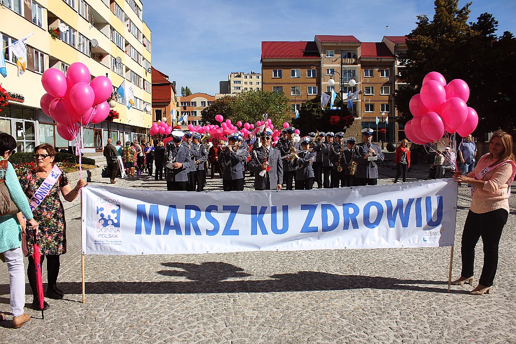 Kobiety z Europa Donna maszerując nawoływały do profilaktyki