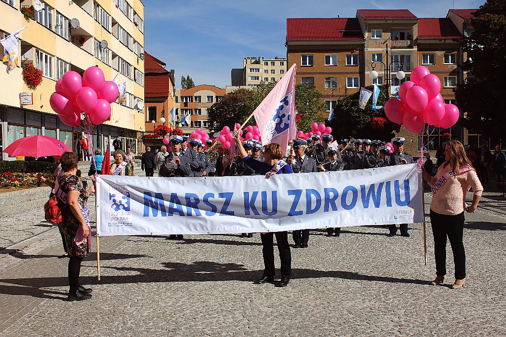Kobiety z Europa Donna maszerując nawoływały do profilaktyki