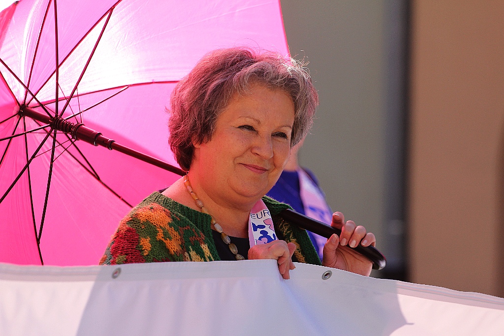 Kobiety z Europa Donna maszerując nawoływały do profilaktyki