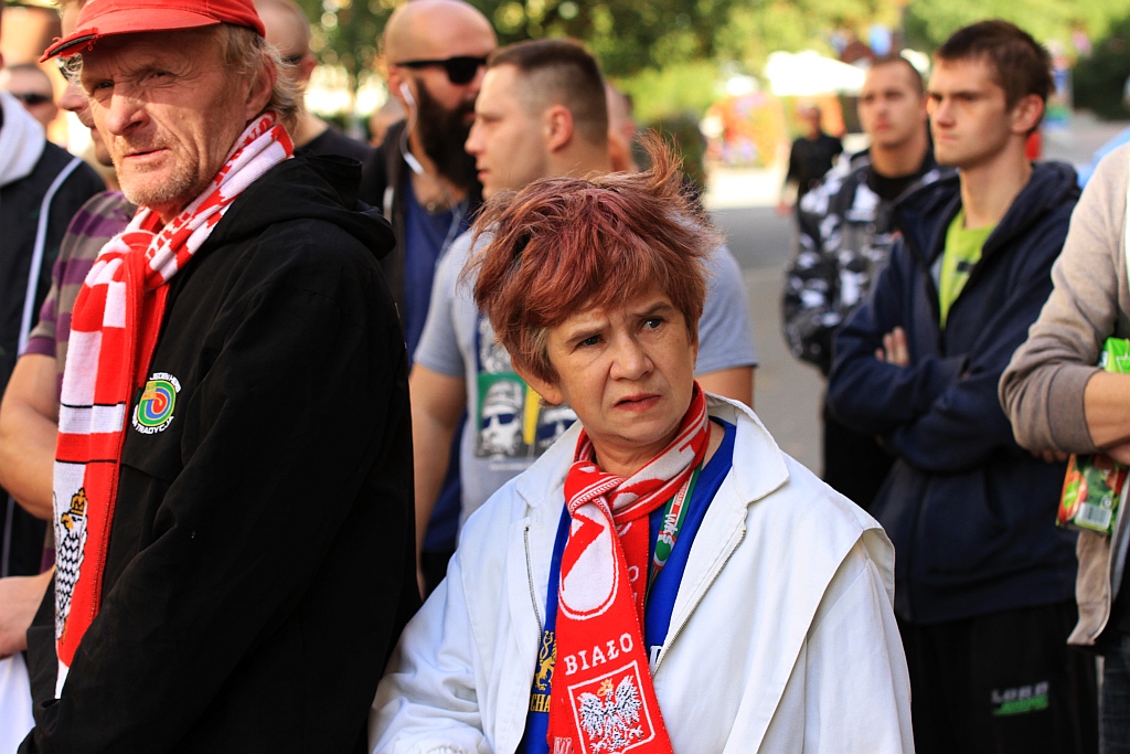 Zwolennicy Kukiza protestowali w Rynku przeciwko uchodźcom