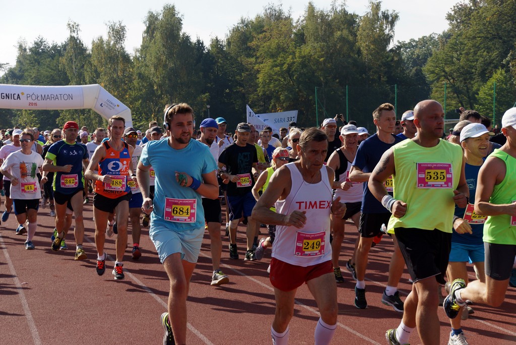 Grzegorz Gronostaj zwycięzcą legnickiego półmaratonu - część 2