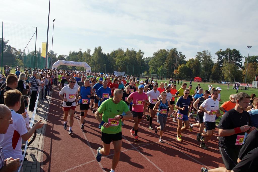 Grzegorz Gronostaj zwycięzcą legnickiego półmaratonu - część 2