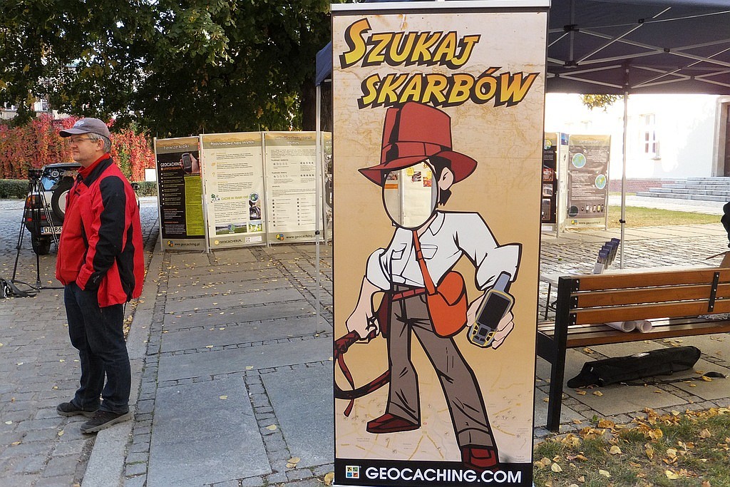 Na Zamku Piastowskim szukali „skarbów” za pomocą GPS - u