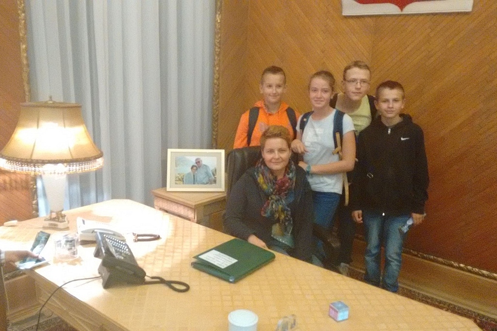 Zwiedzając stolicę bawili się i uczyli  historii swojego kraju