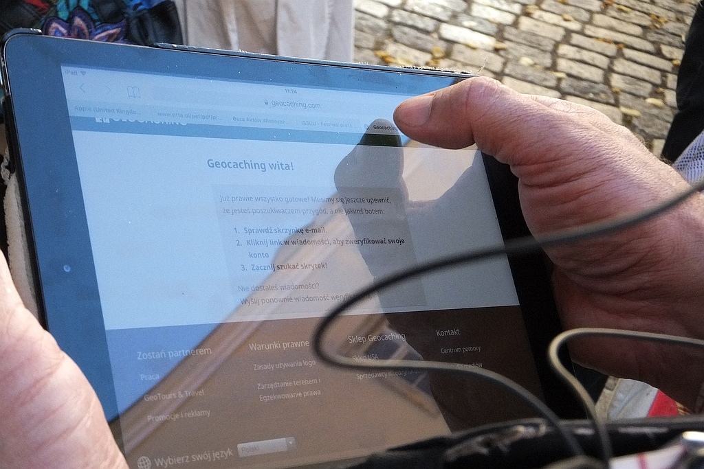 Na Zamku Piastowskim szukali „skarbów” za pomocą GPS - u