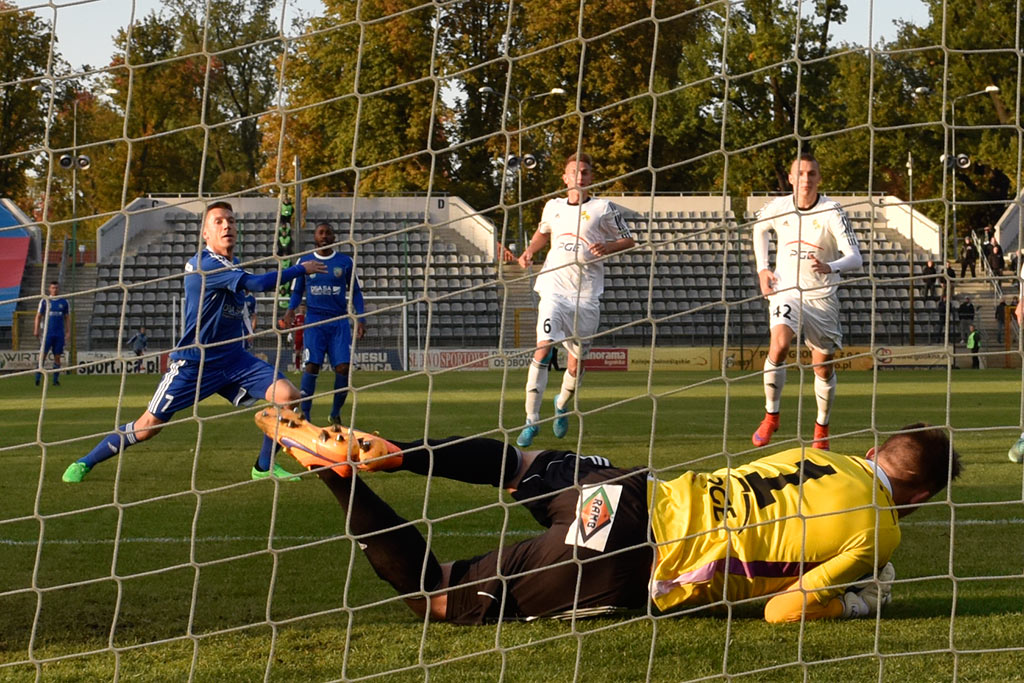 Piłkarze Miedzi Legnica tylko zremisowali z Bełchatowem