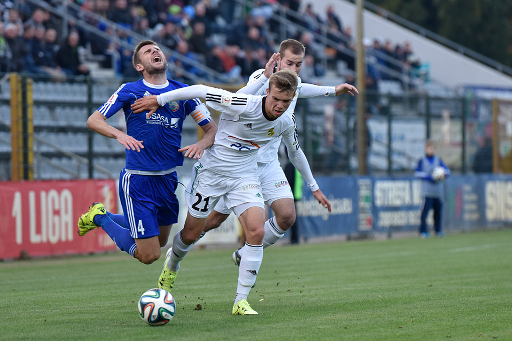 Piłkarze Miedzi Legnica tylko zremisowali z Bełchatowem