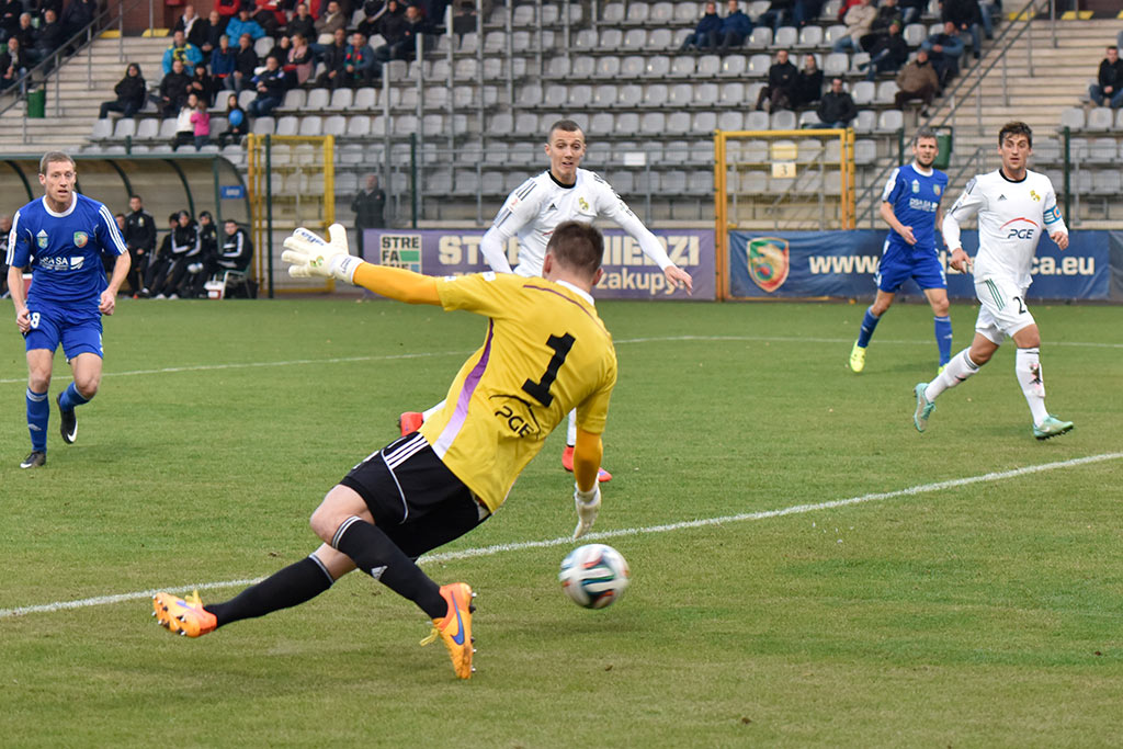 Piłkarze Miedzi Legnica tylko zremisowali z Bełchatowem