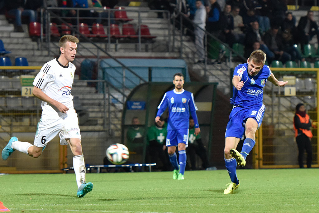Piłkarze Miedzi Legnica tylko zremisowali z Bełchatowem