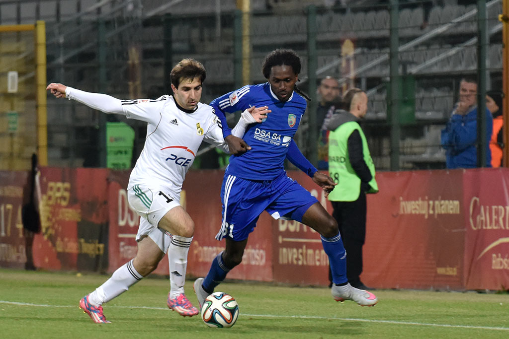 Piłkarze Miedzi Legnica tylko zremisowali z Bełchatowem
