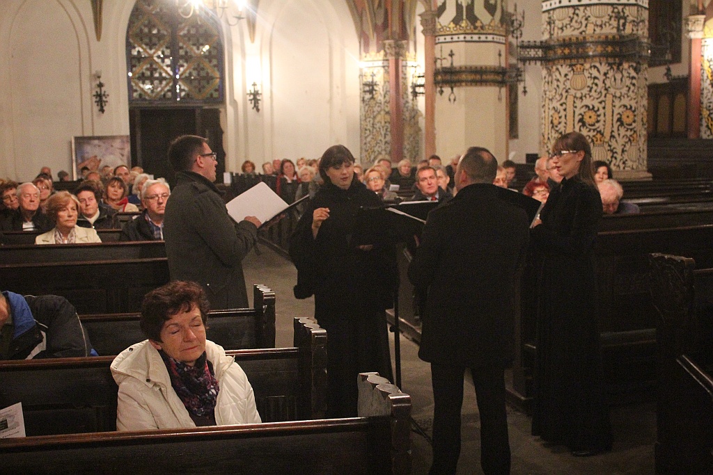 Ebsemble QuattroVoce zaśpiewał w kościele Marii Panny w Legnicy