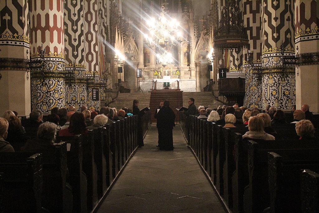 Ebsemble QuattroVoce zaśpiewał w kościele Marii Panny w Legnicy