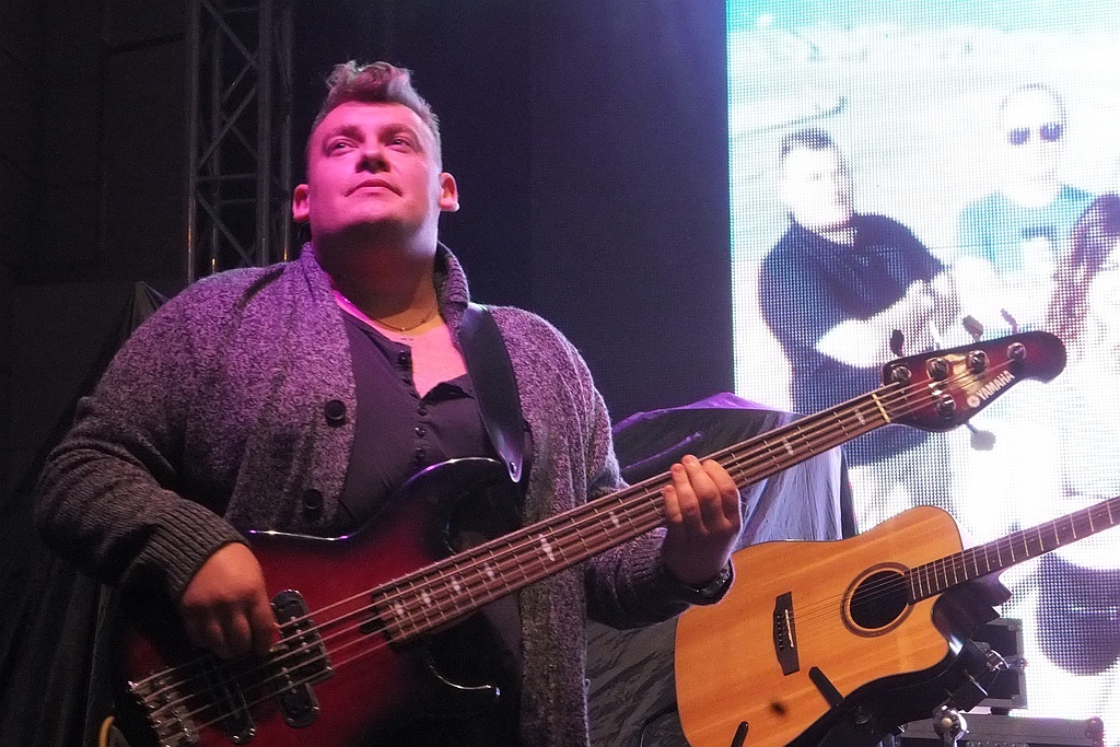 Legniccy muzycy na urodzinowej scenie Galerii Piastów