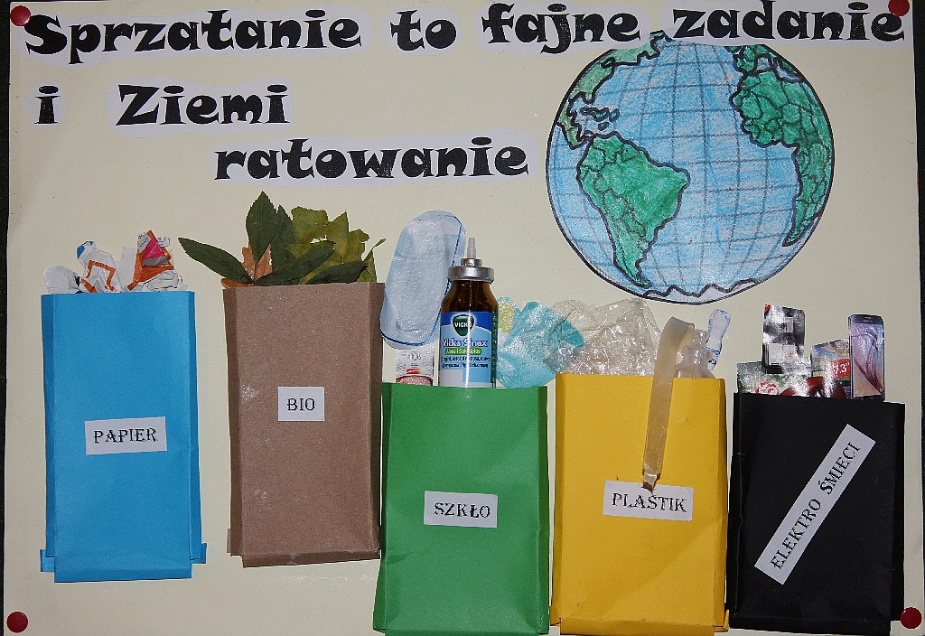 Sprzątanie to fajne zadanie - rejonowy konkurs plastyczny