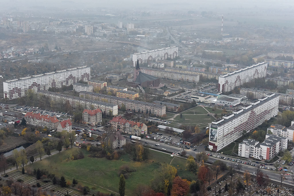 Zobacz niesamowite zdjęcia Legnicy z lotu ptaka. Część 2