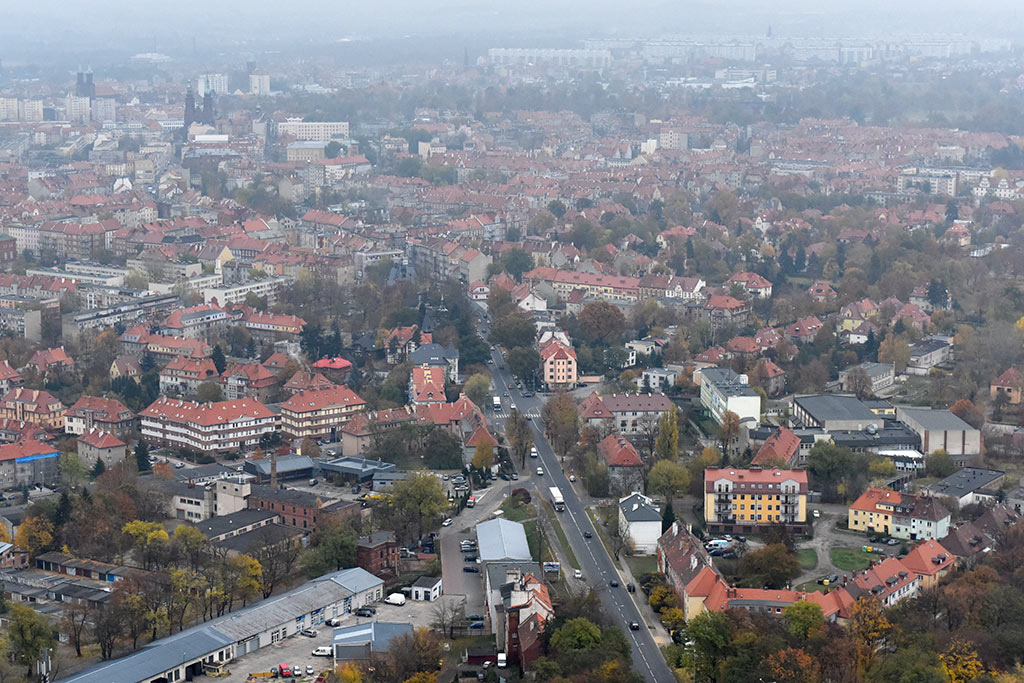 Zobacz niesamowite zdjęcia Legnicy z lotu ptaka. Część 1
