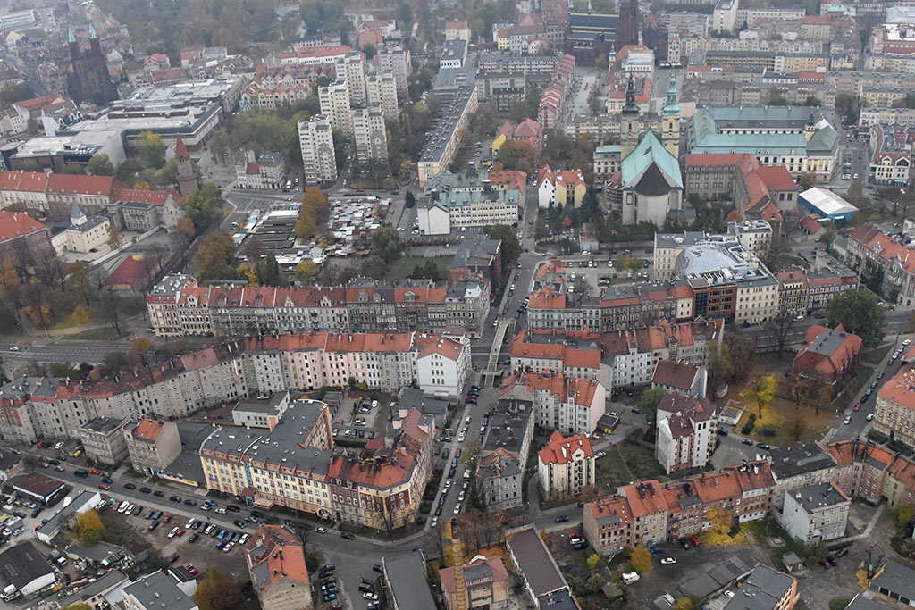 Zobacz niesamowite zdjęcia Legnicy z lotu ptaka. Część 1