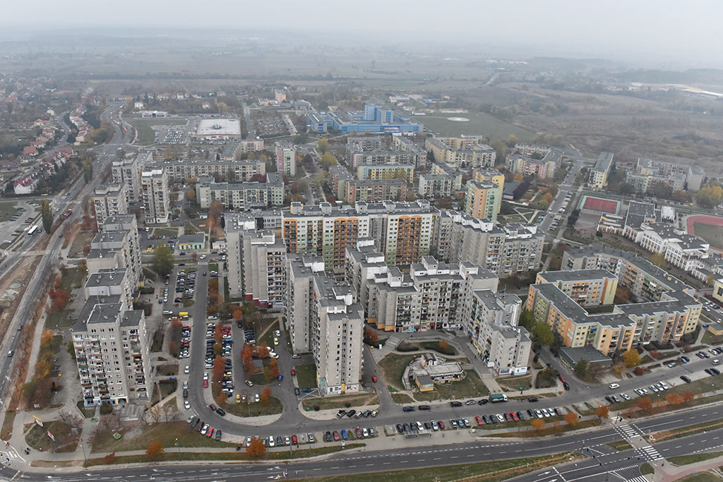 Zobacz niesamowite zdjęcia Legnicy z lotu ptaka. Część 1