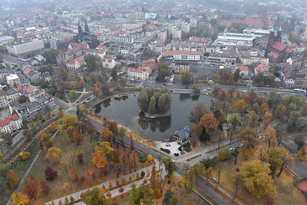 Zobacz niesamowite zdjęcia Legnicy z lotu ptaka. Część 1