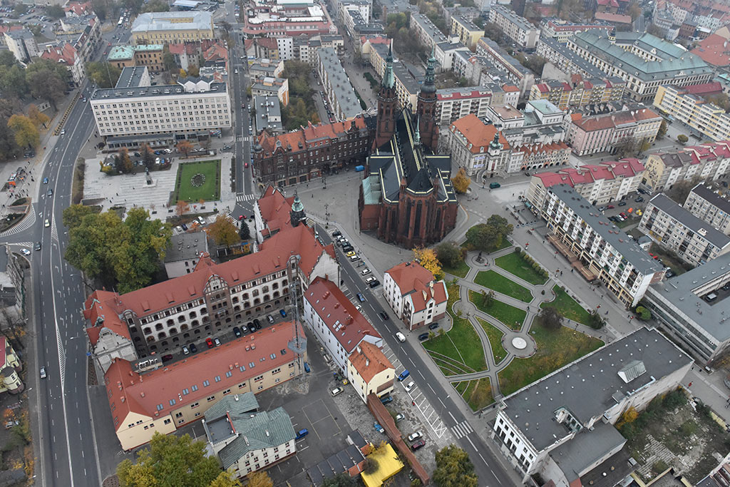 Zobacz niesamowite zdjęcia Legnicy z lotu ptaka. Część 1