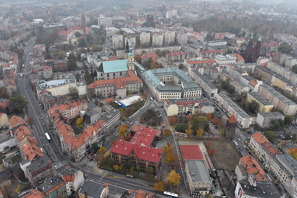 Zobacz niesamowite zdjęcia Legnicy z lotu ptaka. Część 1