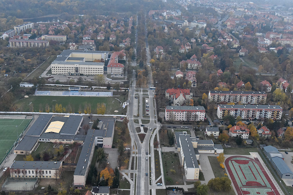 Zobacz niesamowite zdjęcia Legnicy z lotu ptaka. Część 1