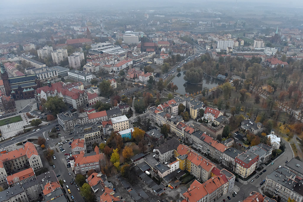Zobacz niesamowite zdjęcia Legnicy z lotu ptaka. Część 1