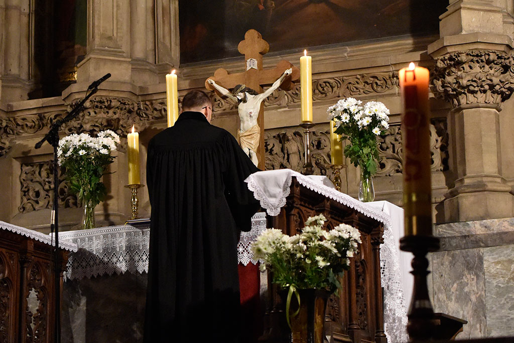 Uroczyste nabożeństwo w ewangelickim kościele Marii Panny