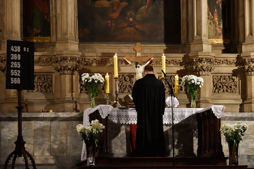Uroczyste nabożeństwo w ewangelickim kościele Marii Panny