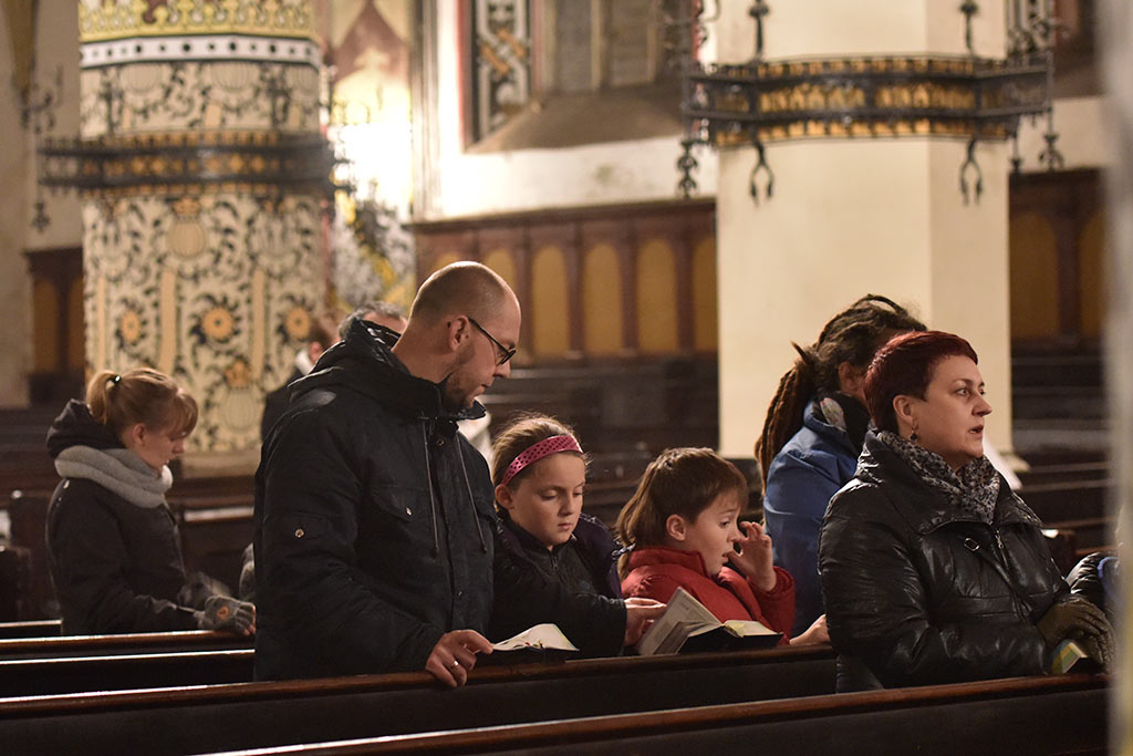Uroczyste nabożeństwo w ewangelickim kościele Marii Panny
