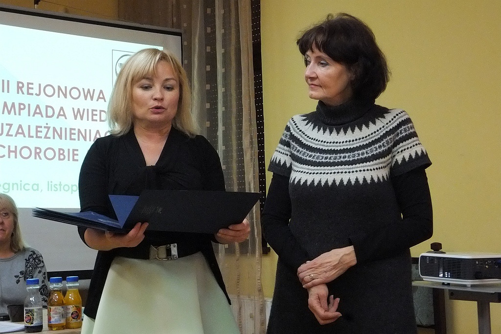 III Rejonowa Olimpiada  Wiedzy o Uzależnieniach i Chorobie AIDS