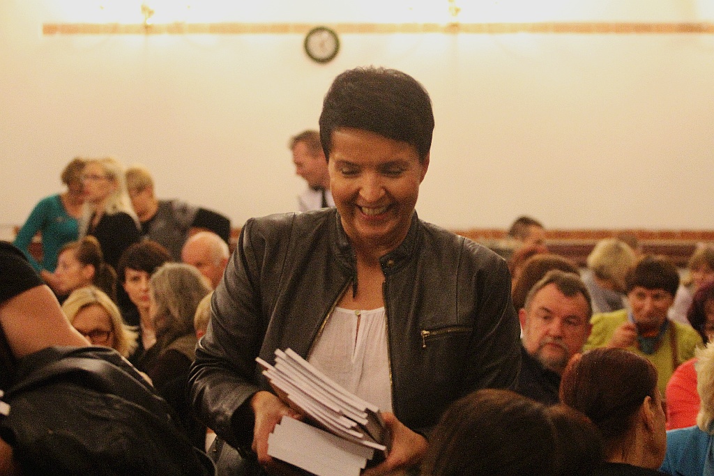 Czubówna czytała legniczanom książki białoruskiej noblistki