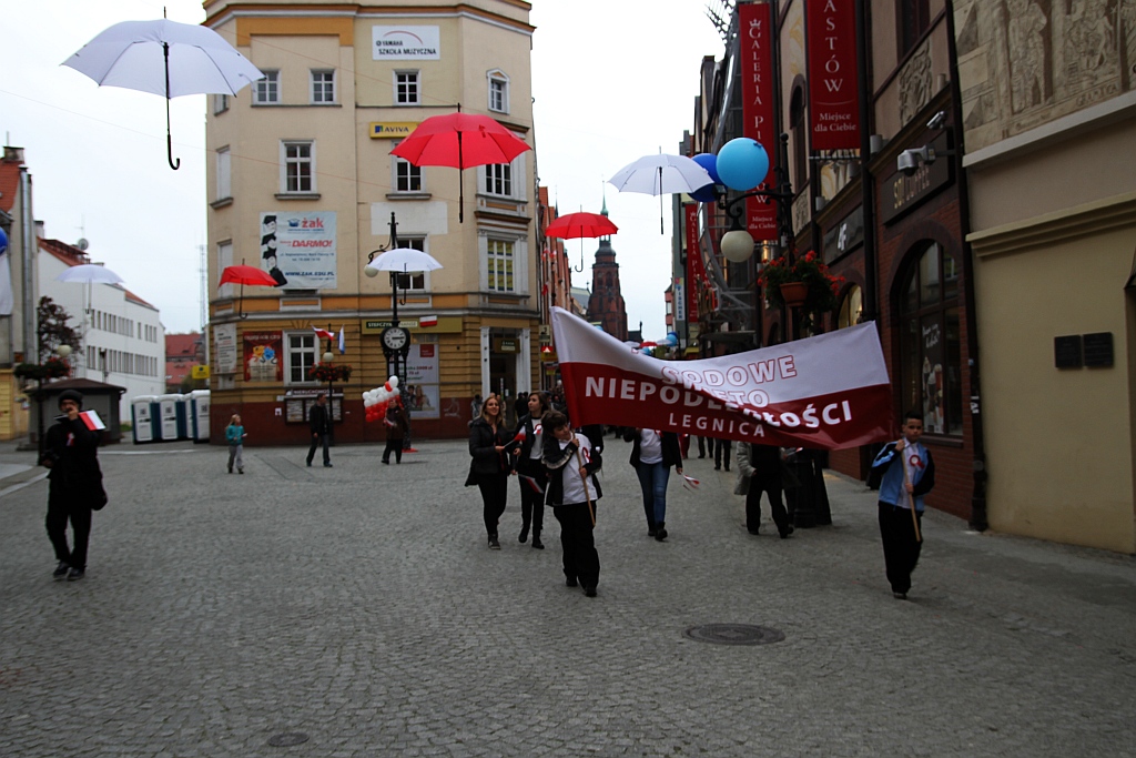 Legniczanie świętują w sercu miasta Dzień Niepodległości cz.2