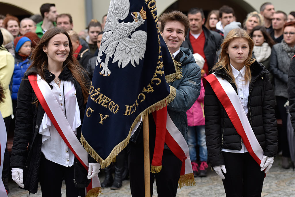 Pierwsze klasy mundurowe z VII LO złożyły uroczyste ślubowanie