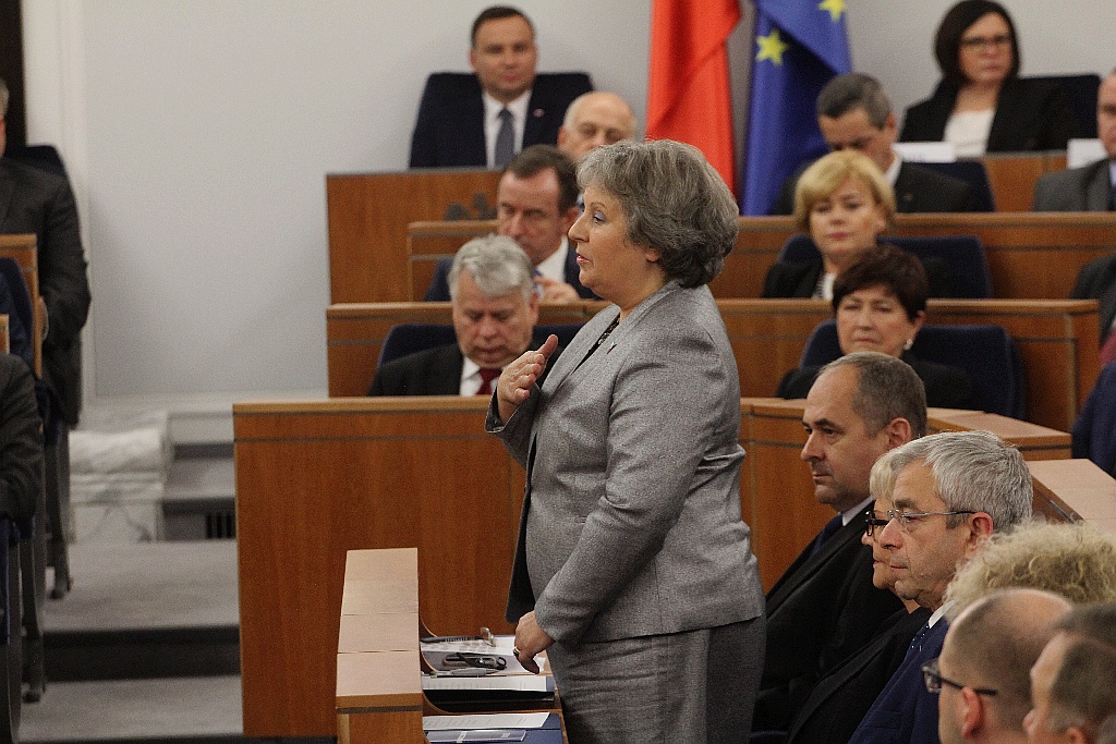 Czudowska zaprzysiężona. Piewsze posiedzenie Senatu za nami