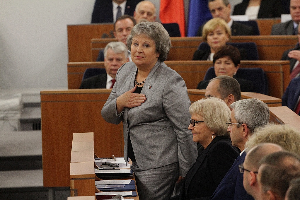 Czudowska zaprzysiężona. Piewsze posiedzenie Senatu za nami
