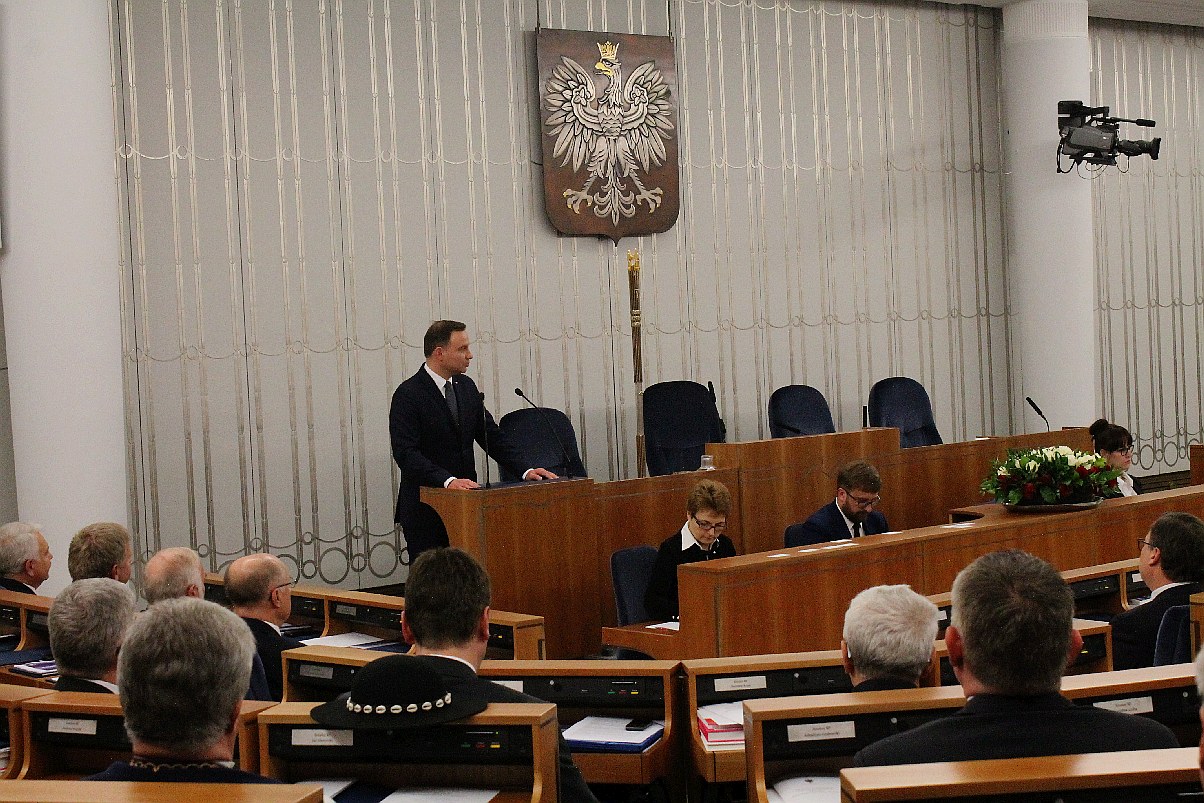 Czudowska zaprzysiężona. Piewsze posiedzenie Senatu za nami