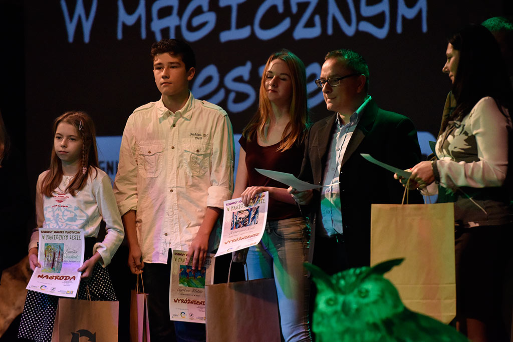 Dzieci wiedzą, że w lesie jest magicznie. Odebrały  nagrody