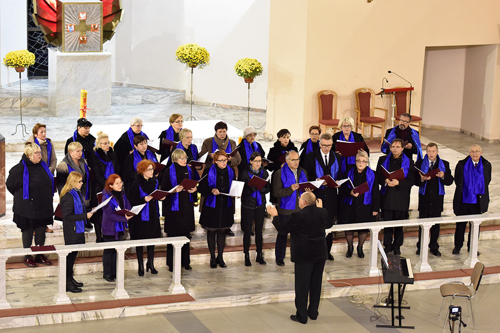 Koncert Cecyliański na zakończenie przeglądu chórów diecezji