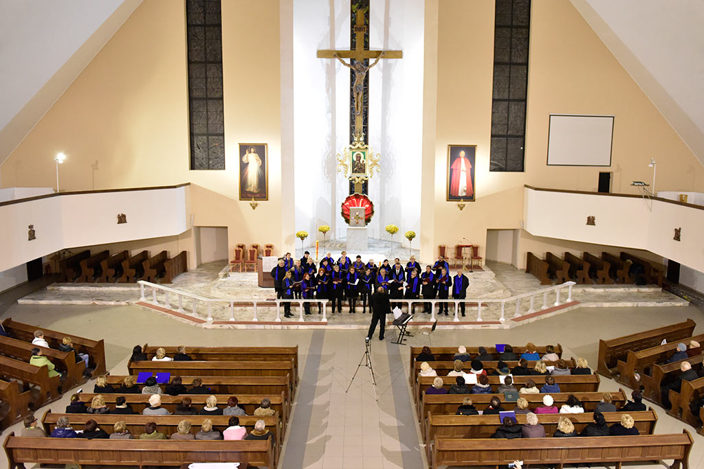 Koncert Cecyliański na zakończenie przeglądu chórów diecezji