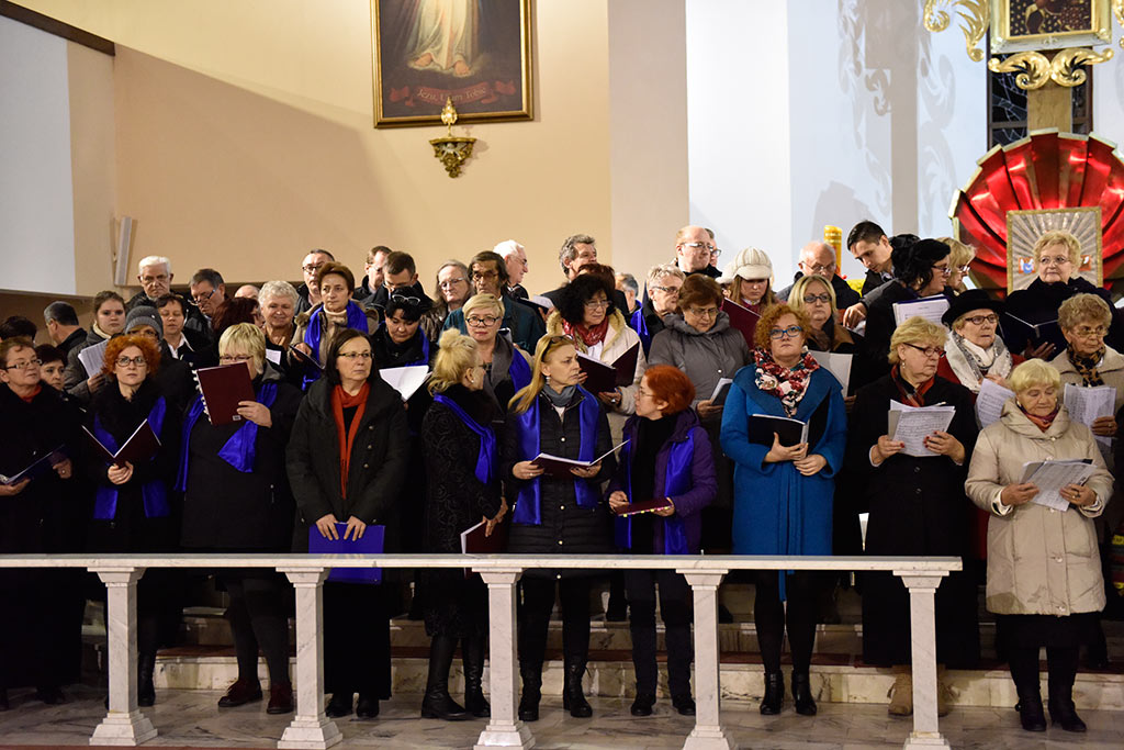 Koncert Cecyliański na zakończenie przeglądu chórów diecezji