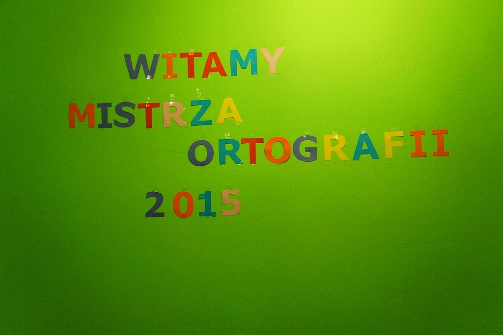 W Golance Górnej odbył się finał konkursu Mistrz Ortografii 2015