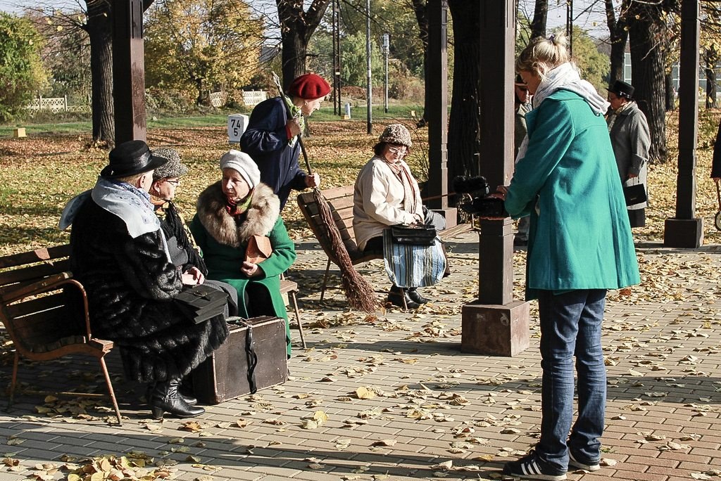 Mieszkańcy Miłkowic zamienili się w aktorów i grają w filmie