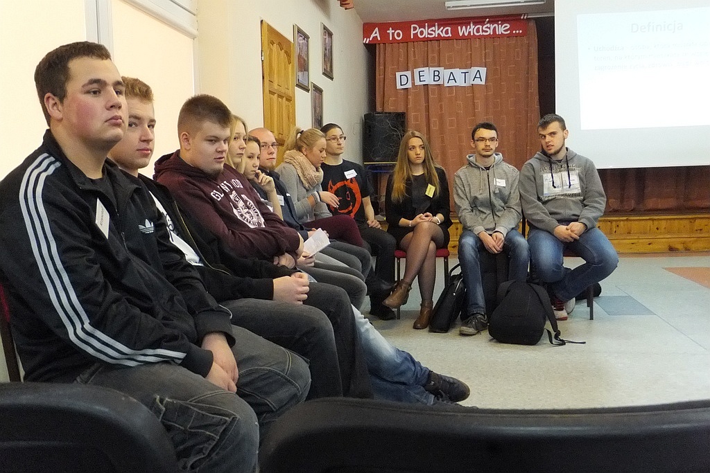 W VI Liceum Ogólnokształcącym odbyła się debata o uchodźcach