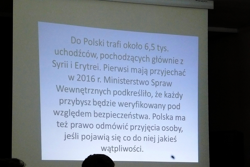 W VI Liceum Ogólnokształcącym odbyła się debata o uchodźcach