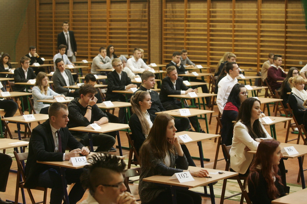 Próbna matura w V Liceum Ogólnokształcącym w Legnicy
