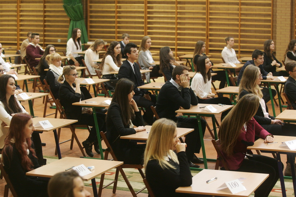 Próbna matura w V Liceum Ogólnokształcącym w Legnicy