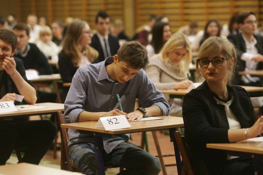 Próbna matura w V Liceum Ogólnokształcącym w Legnicy