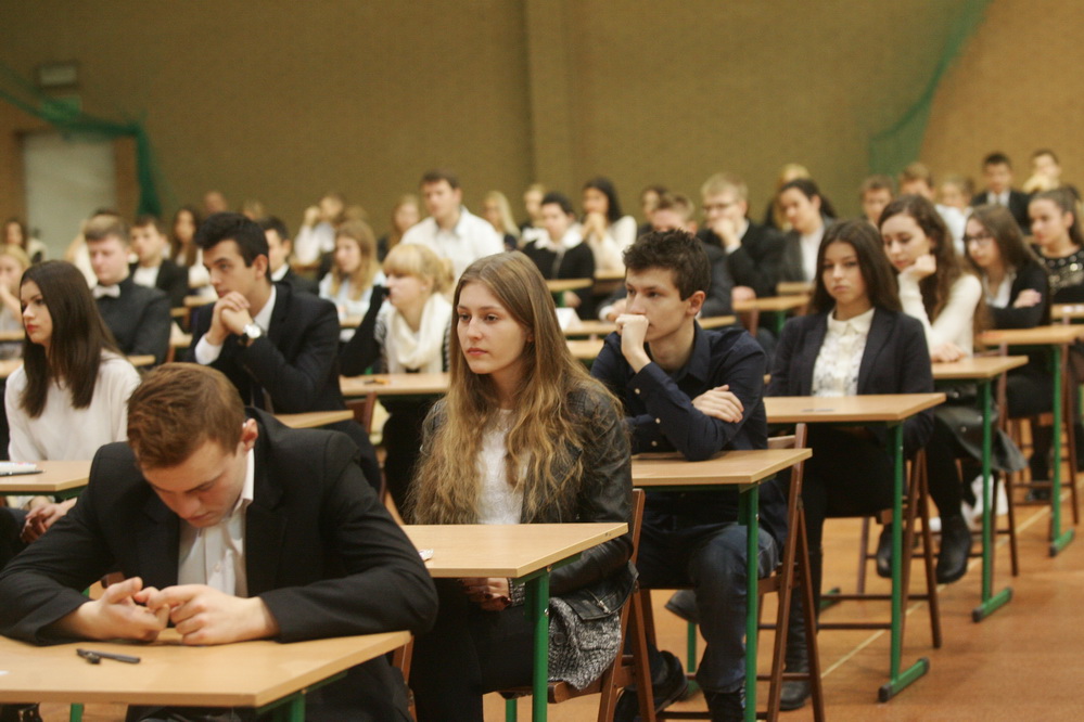 Próbna matura w V Liceum Ogólnokształcącym w Legnicy